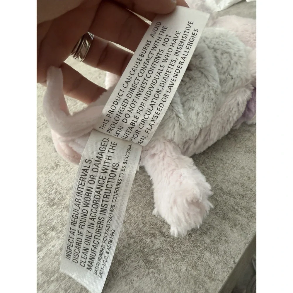 Warmies Cozy Plush - Axolotl Junior Mini Therapy Microwavable Heatable Toy Used‎